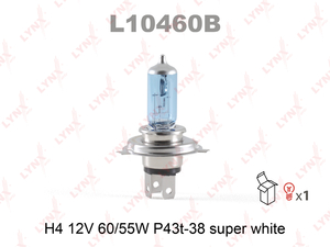 Лампа LYNXauto L10460B H4 12V 60/55W