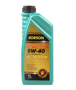 Моторное масло KORSON 5W-40 FULL SYNTHETIC A3/B4 1л