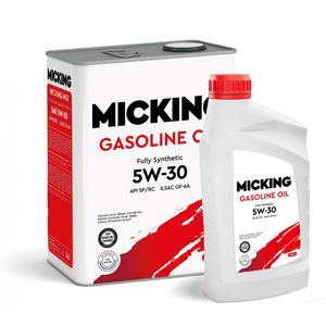 Моторное масло Micking Gasoline Oil MG1 5W-30 API SP/RC синтетическое АКЦИЯ 4+1