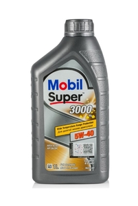 Моторное масло Mobil Super 3000 5W-40 SN/SM/CF A3/B3/B4 синтетическое 1 л
