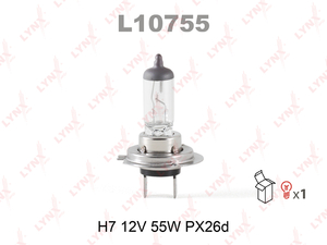 Лампа LYNXauto L10755 H7 12V 55W PX26D 