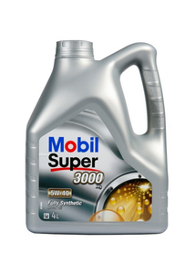 Моторное масло Mobil Super 3000 5W-40 SN/SM/CF A3/B3/B4 синтетическое 4 л