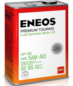 Масло моторное ENEOS Premium TOURING синтетическое 5W-40 SN 4 л