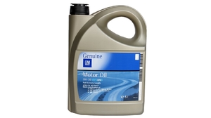 Моторное масло General Motors Dexos2 OPEL 93165557 5W-30 SN/CF C3/B4/A3 синтетическое 5л